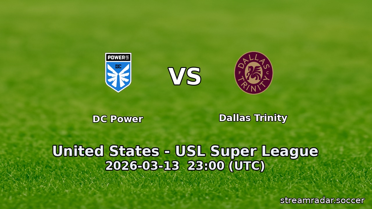 DC Power vs Dallas Trinity