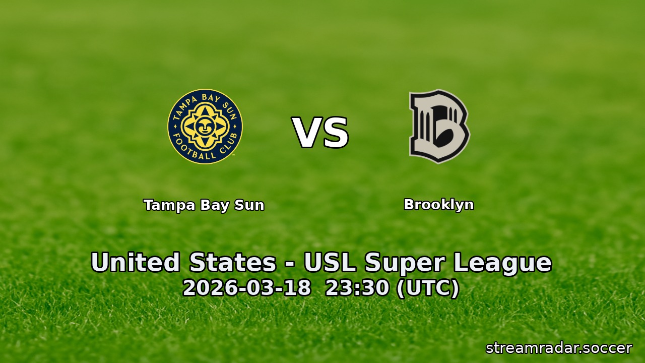 Tampa Bay Sun vs Brooklyn