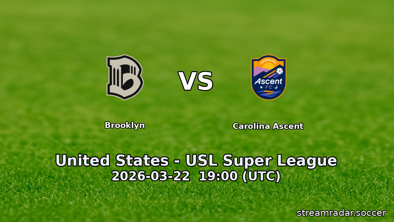 Brooklyn vs Carolina Ascent