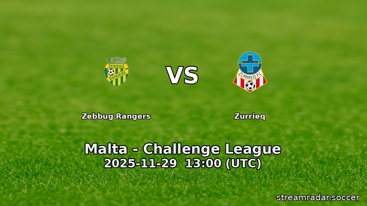 Zebbug Rangers vs Zurrieq