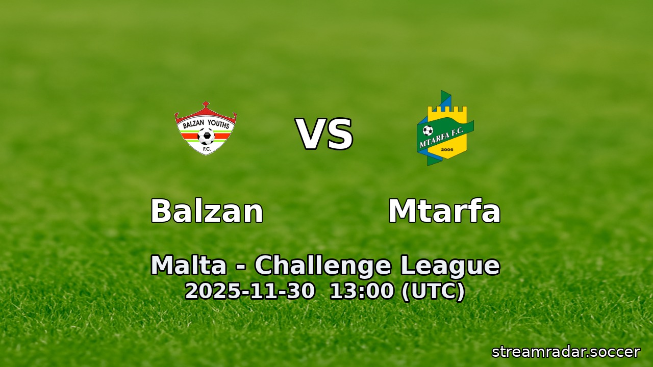 Balzan vs Mtarfa