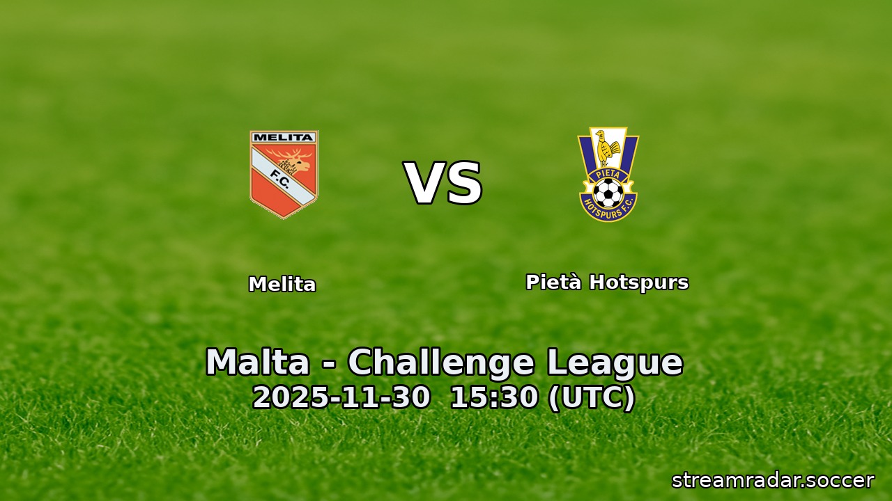 Melita vs Pietà Hotspurs