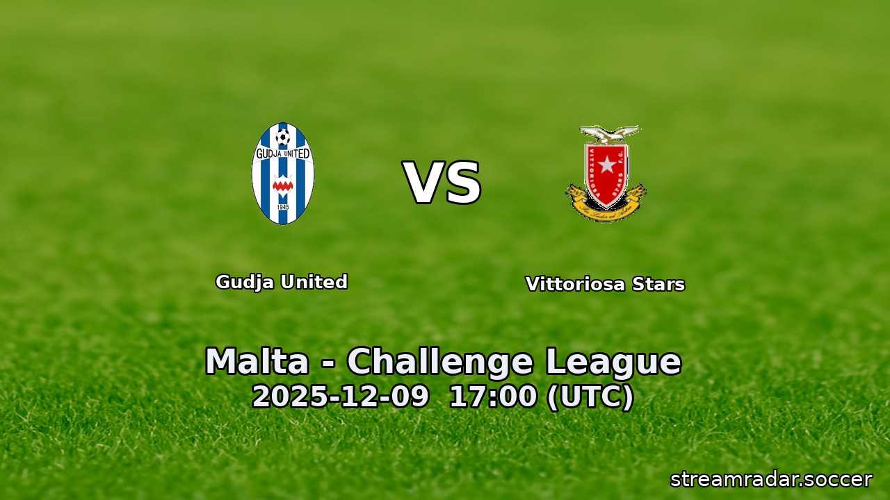 Gudja United vs Vittoriosa Stars