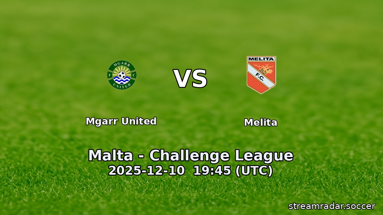 Mgarr United vs Melita