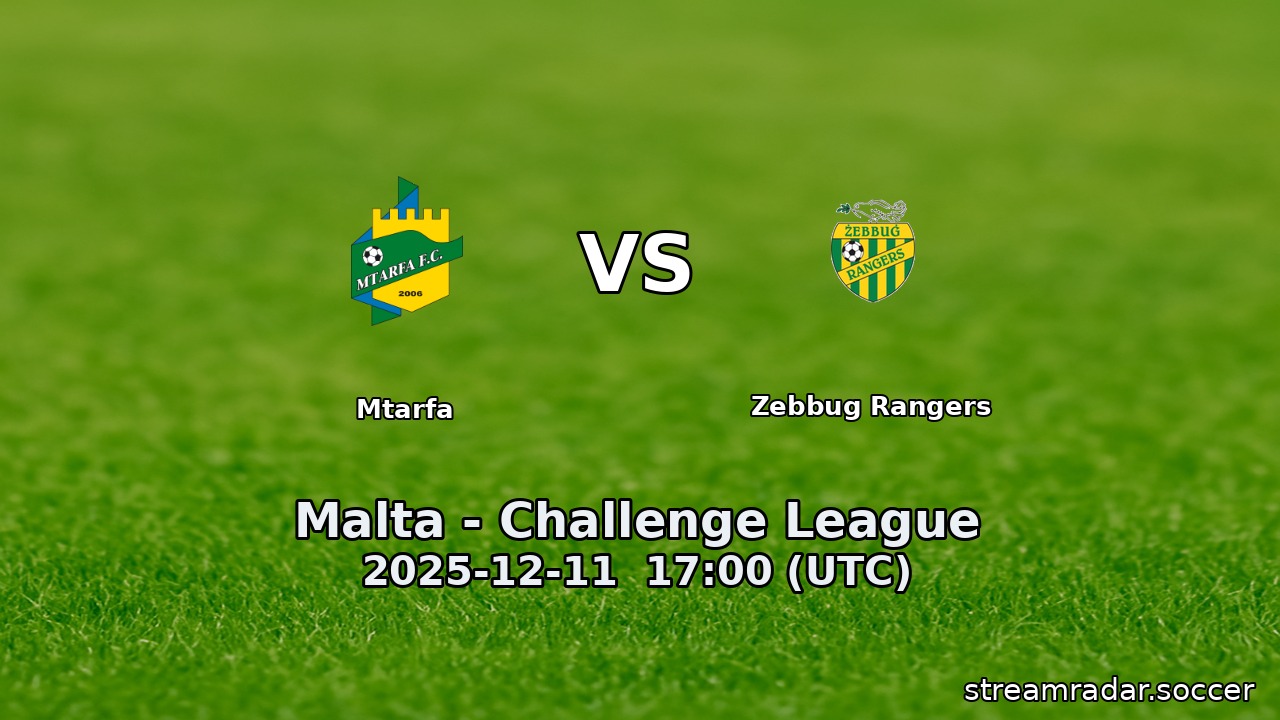 Mtarfa vs Zebbug Rangers