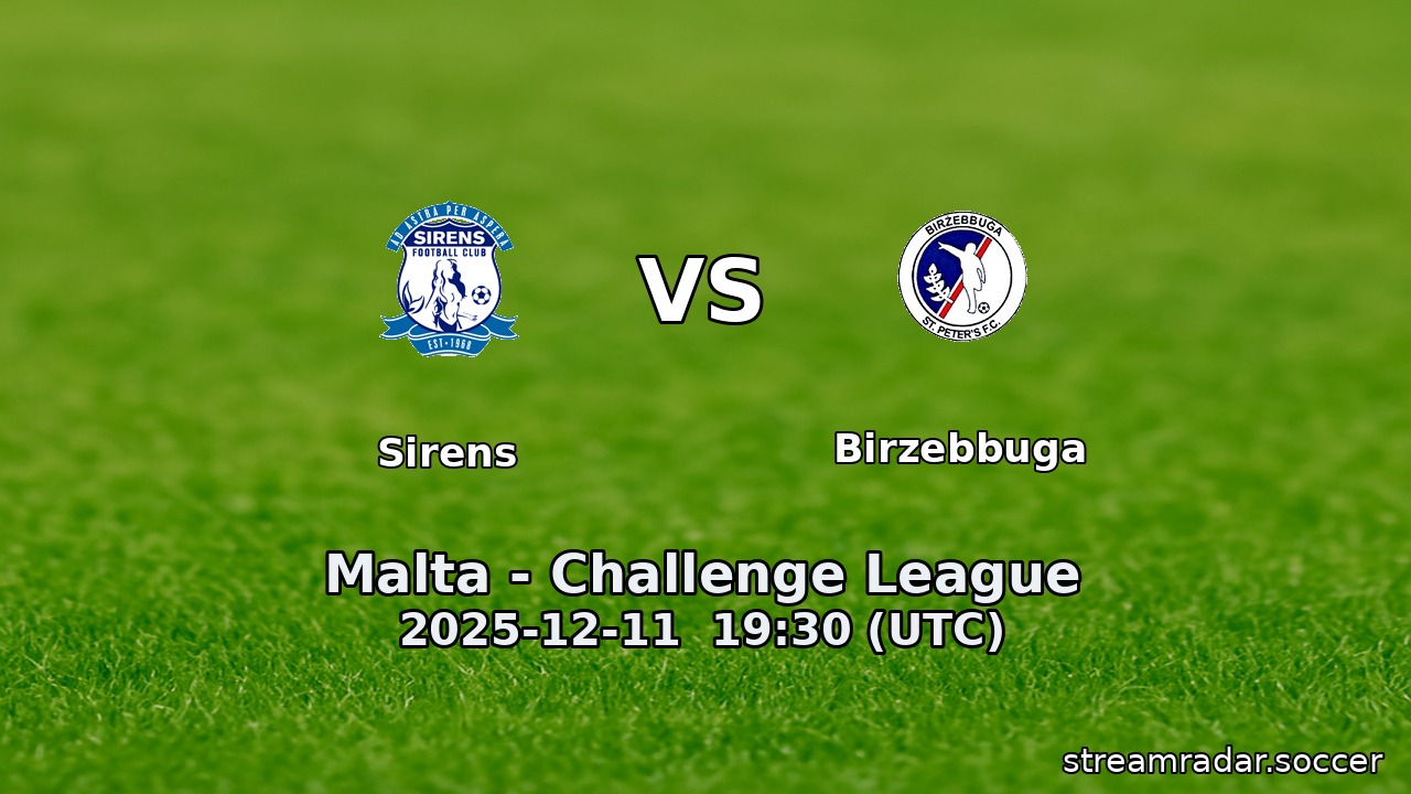 Sirens vs Birzebbuga