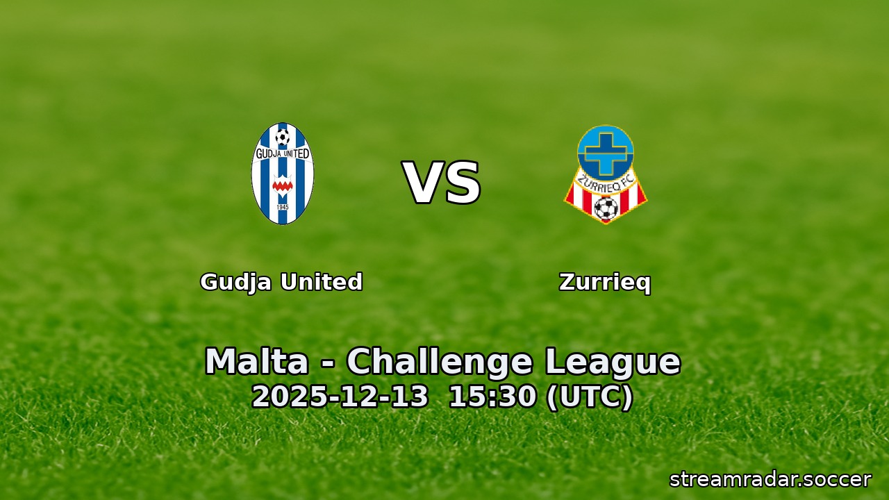 Gudja United vs Zurrieq