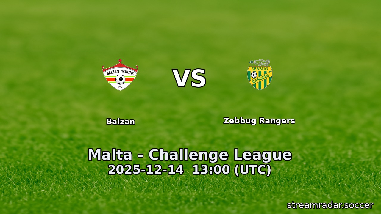 Balzan vs Zebbug Rangers