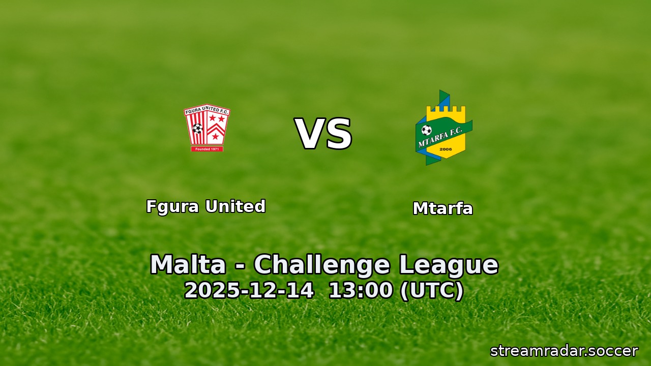 Fgura United vs Mtarfa