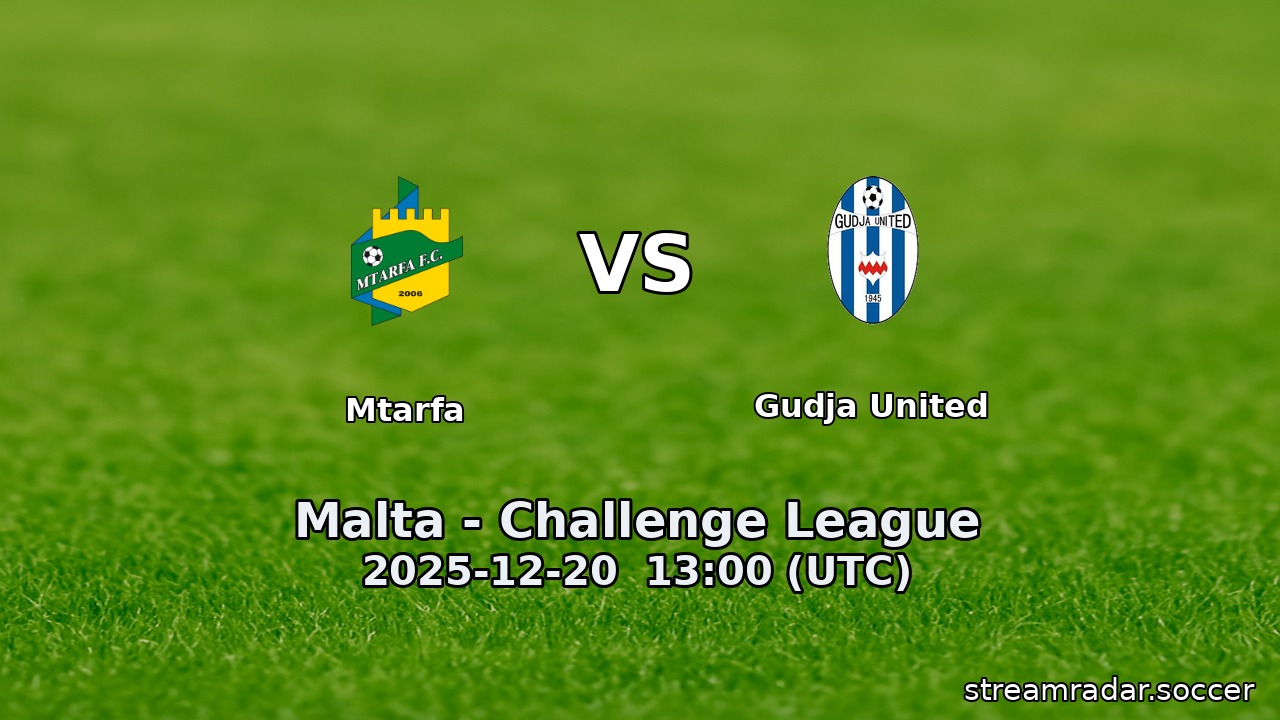 Mtarfa vs Gudja United