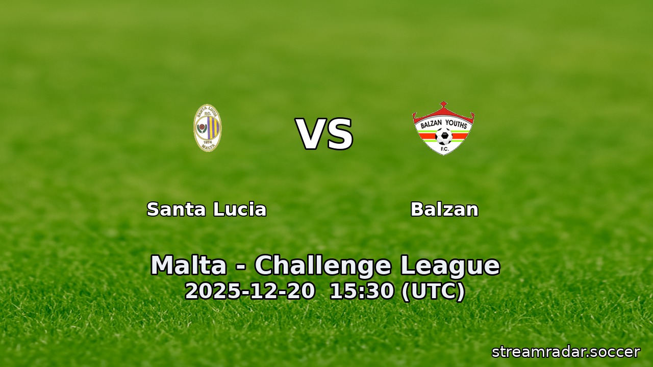 Santa Lucia vs Balzan