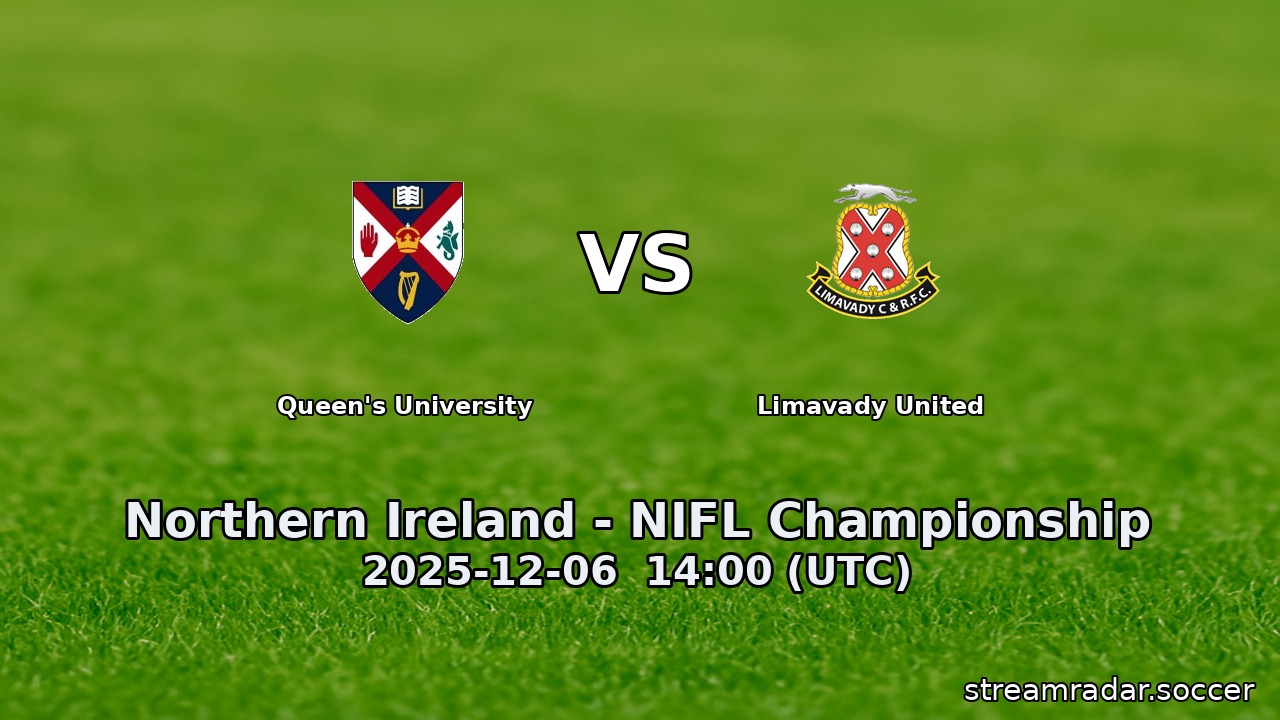 Queen's University vs Limavady United