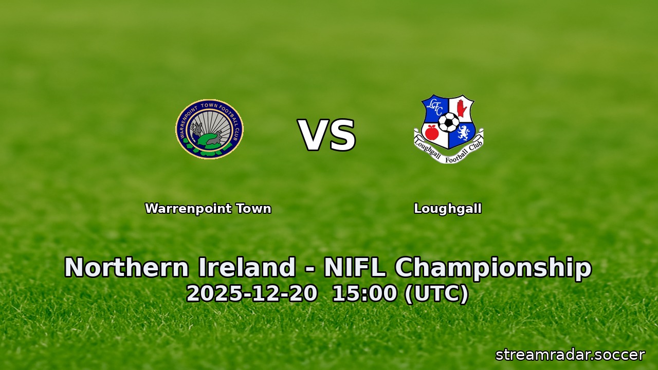 Warrenpoint Town vs Loughgall