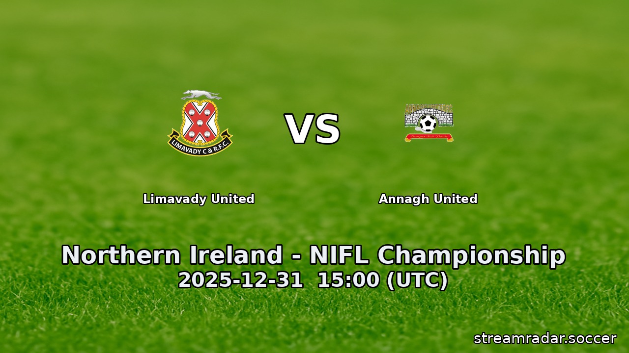 Limavady United vs Annagh United