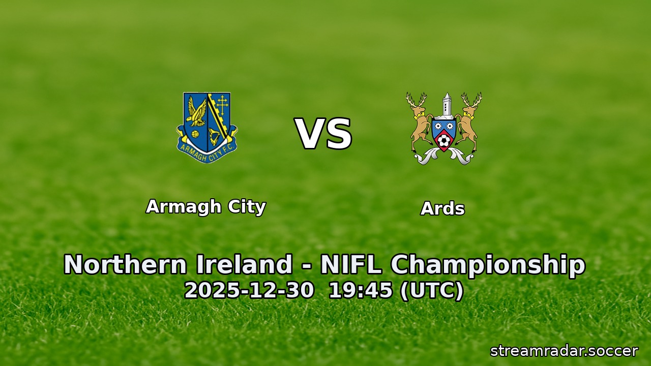 Armagh City vs Ards