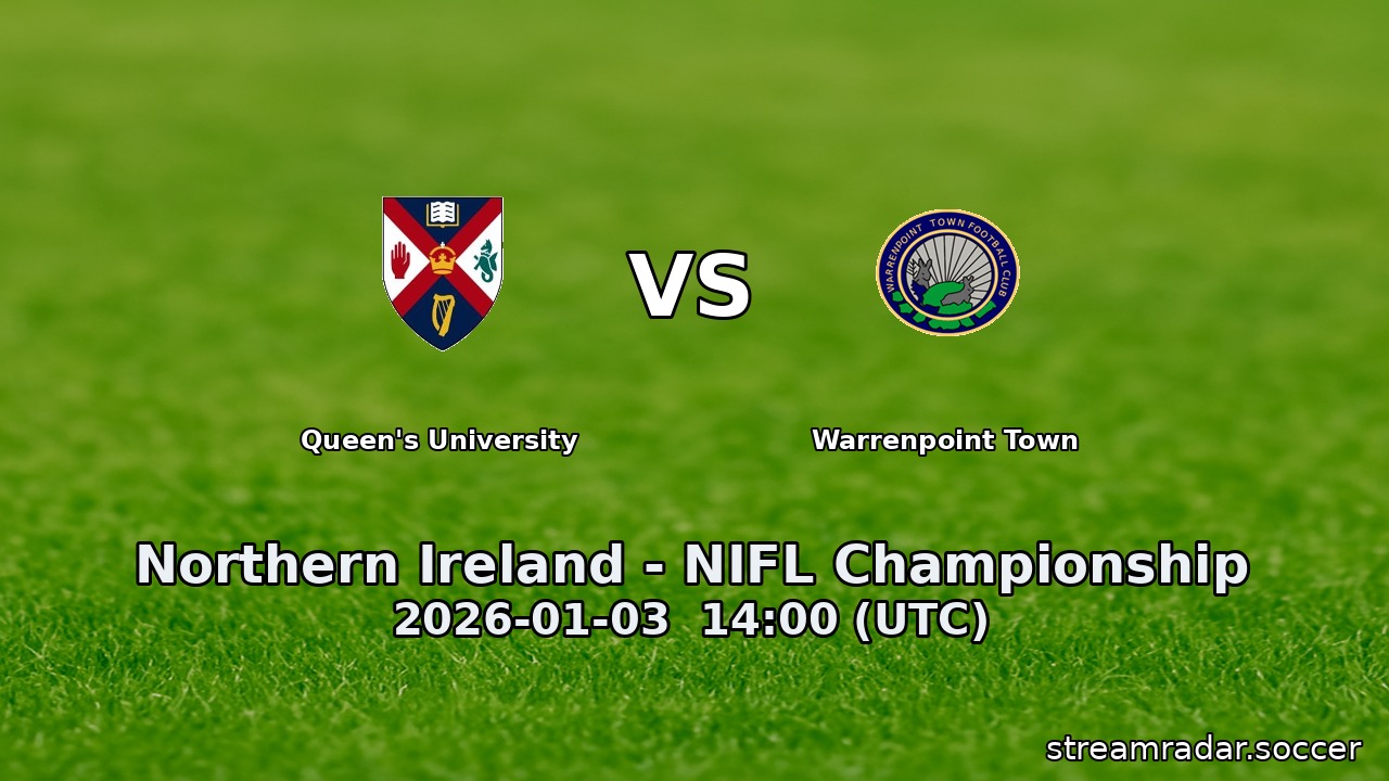 Queen's University vs Warrenpoint Town