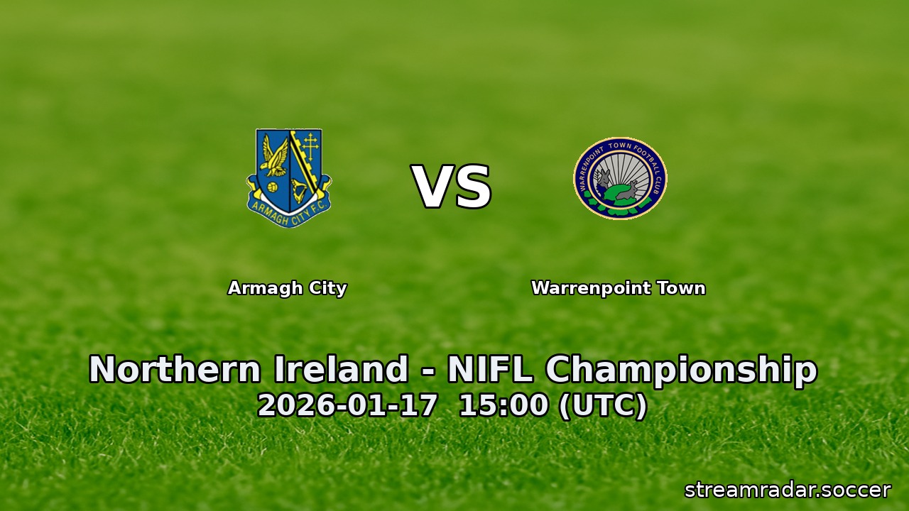 Armagh City vs Warrenpoint Town