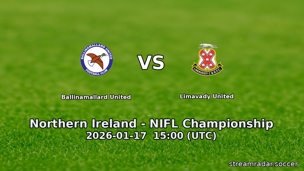 Ballinamallard United vs Limavady United