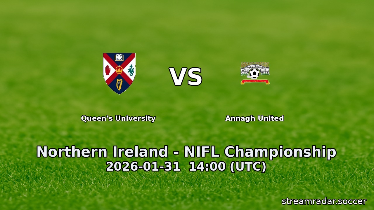 Queen's University vs Annagh United
