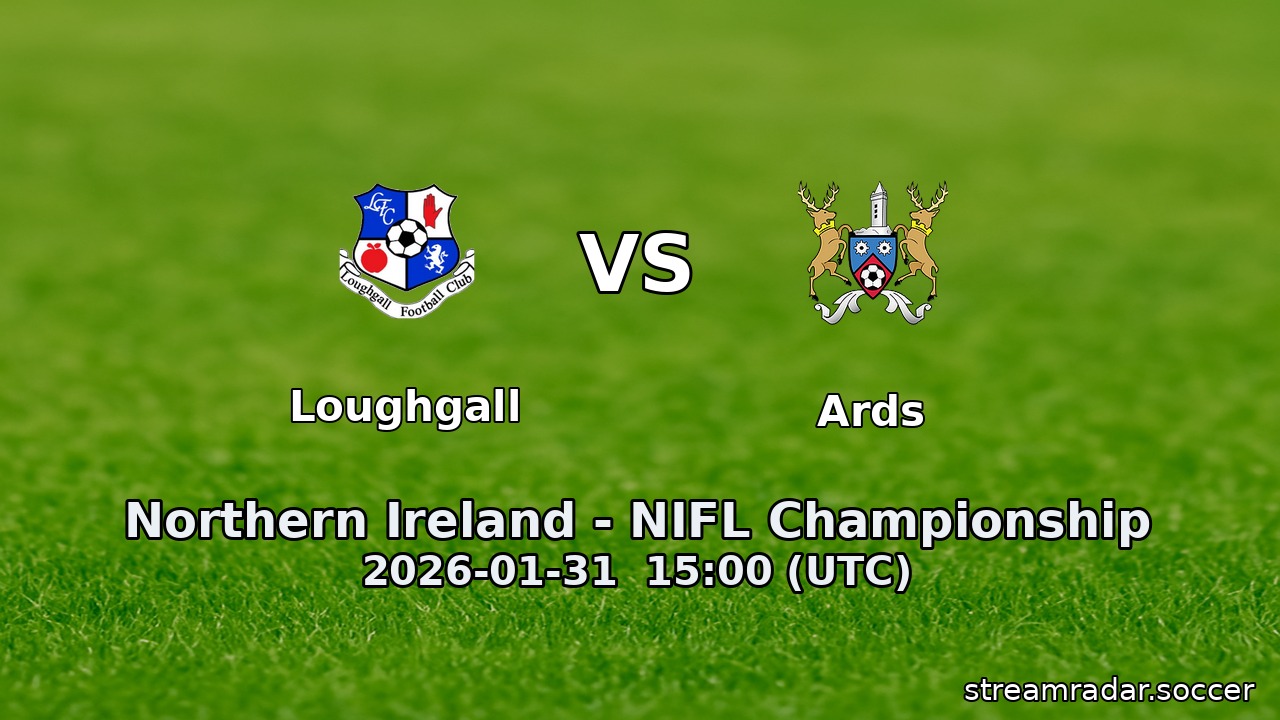 Loughgall vs Ards