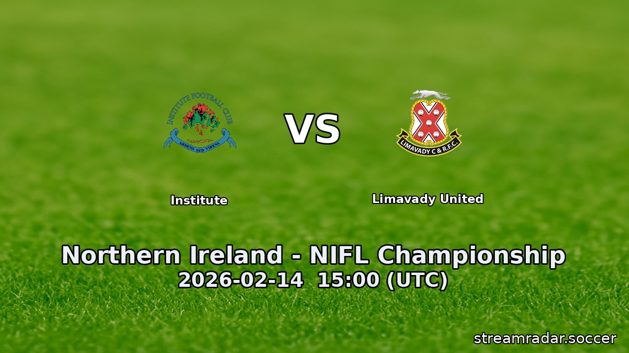 Institute vs Limavady United