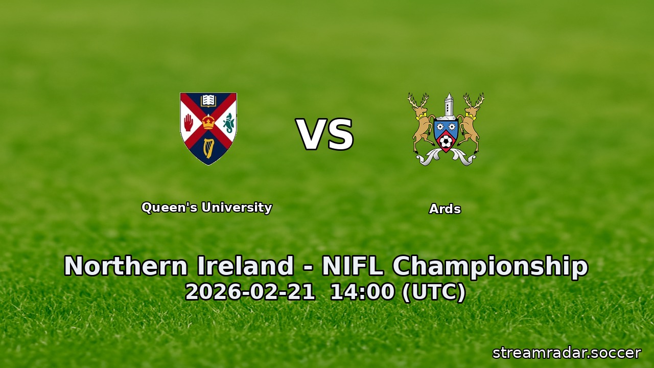 Queen's University vs Ards