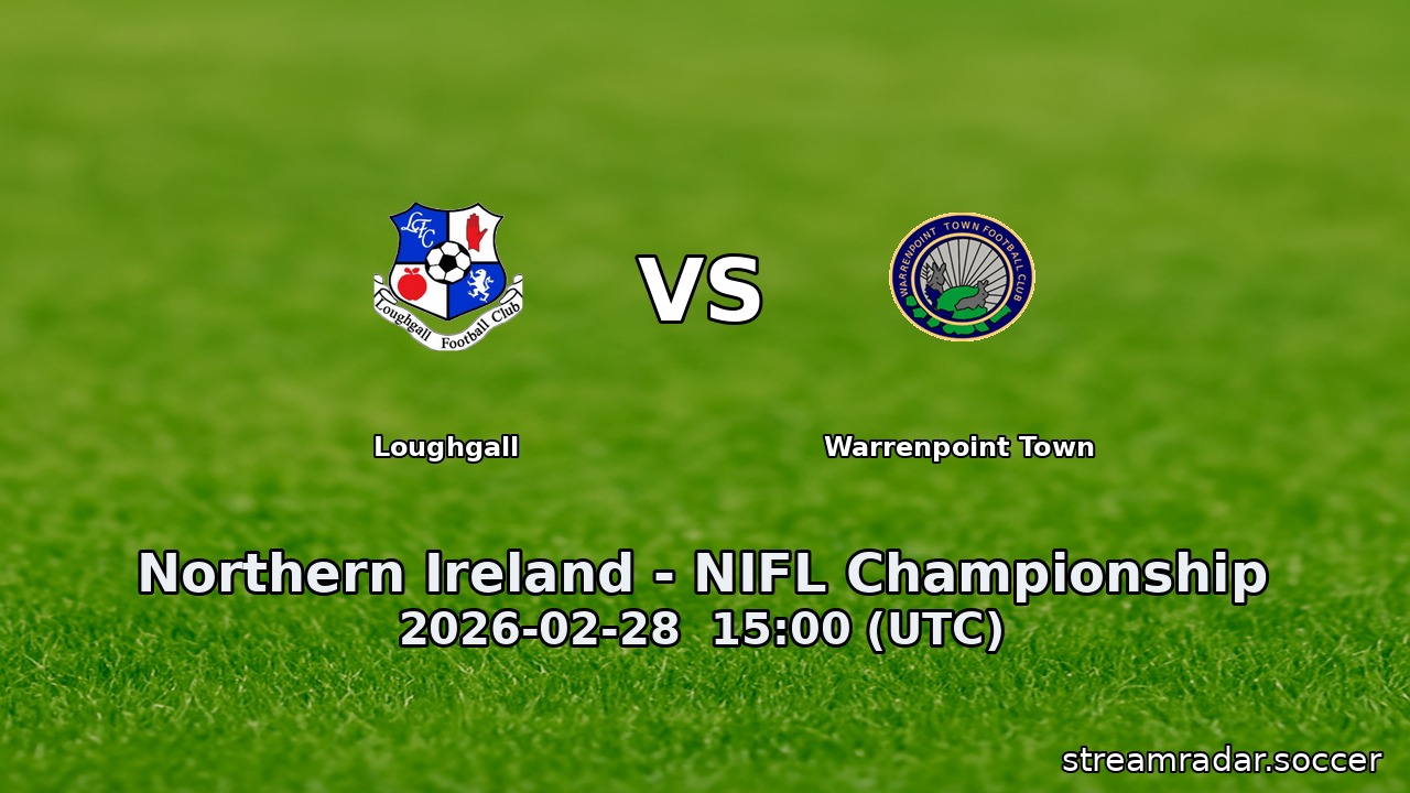 Loughgall vs Warrenpoint Town