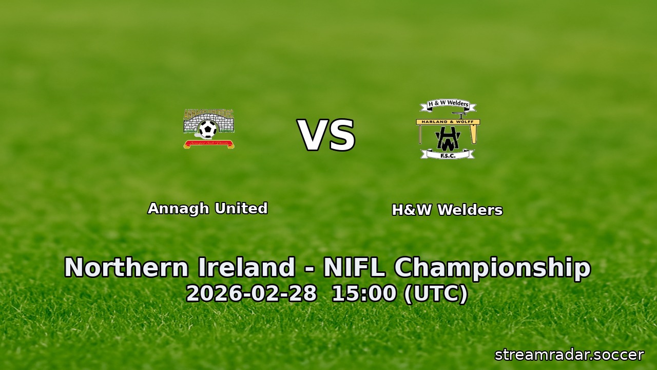 Annagh United vs H&W Welders
