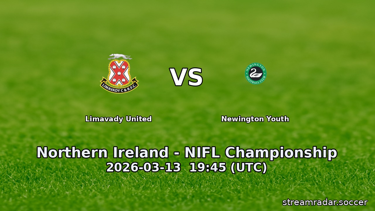 Newington Youth vs Limavady United