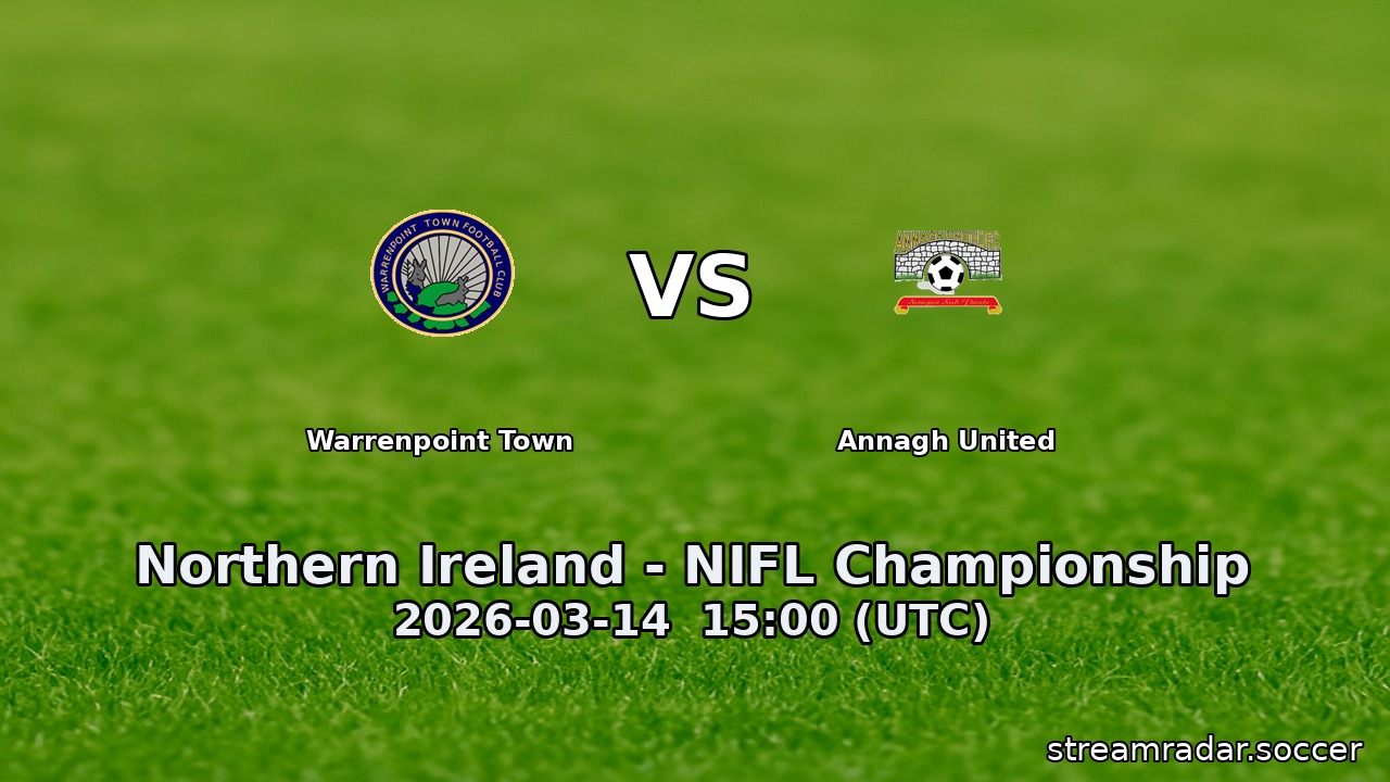 Warrenpoint Town vs Annagh United