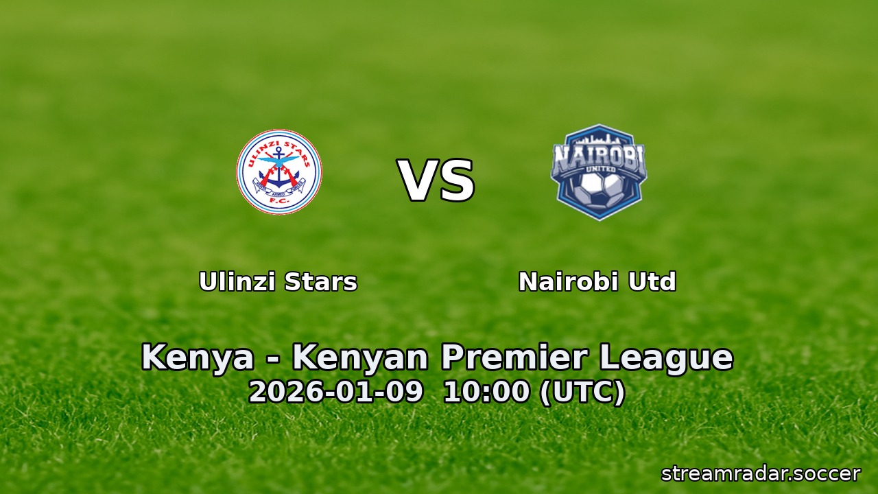 Ulinzi Stars vs Nairobi Utd