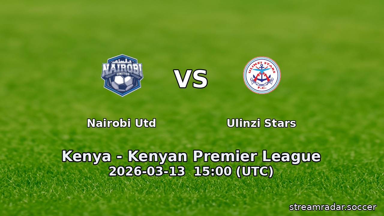 Nairobi Utd vs Ulinzi Stars