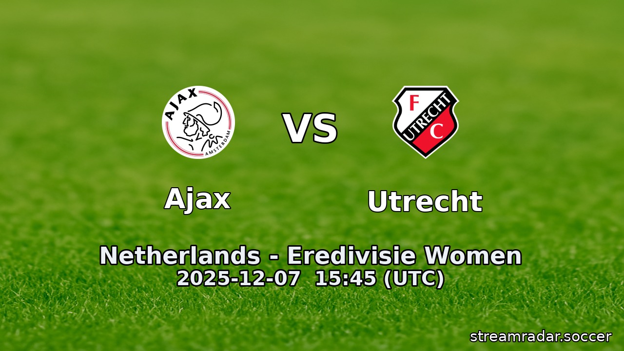Ajax vs Utrecht