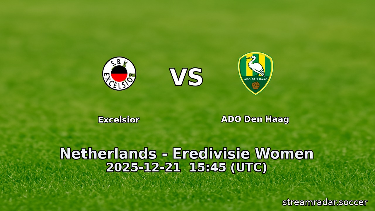 Excelsior vs ADO Den Haag