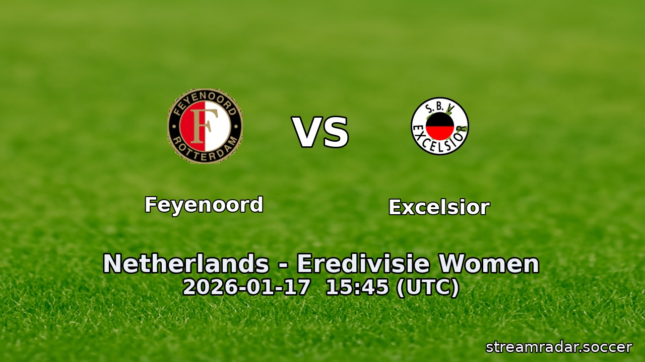 Feyenoord vs Excelsior