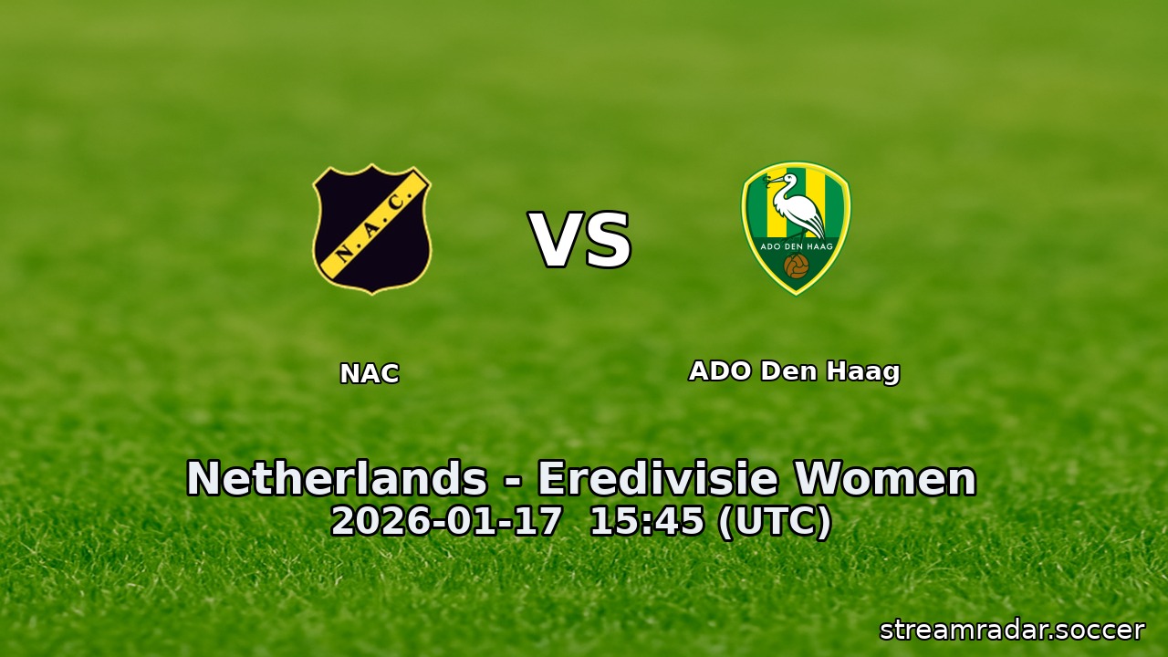 NAC vs ADO Den Haag
