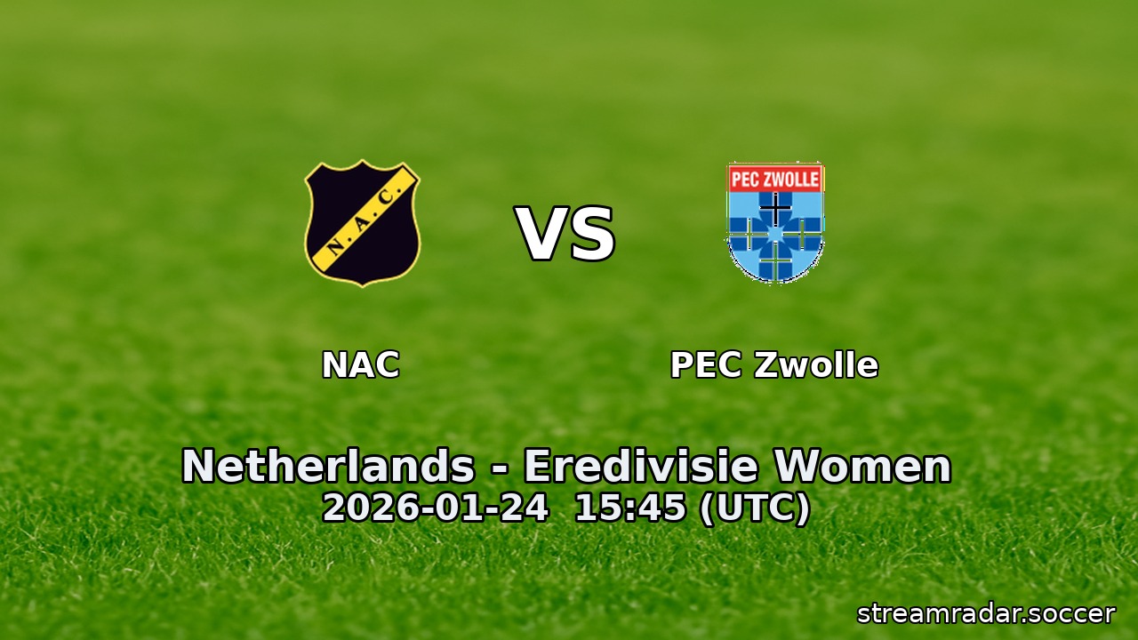 NAC vs PEC Zwolle