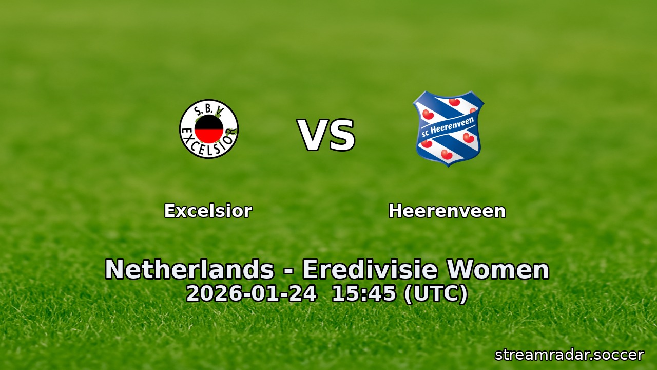 Excelsior vs Heerenveen