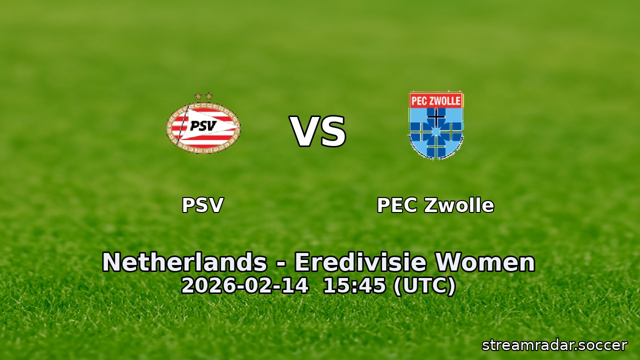 PSV vs PEC Zwolle