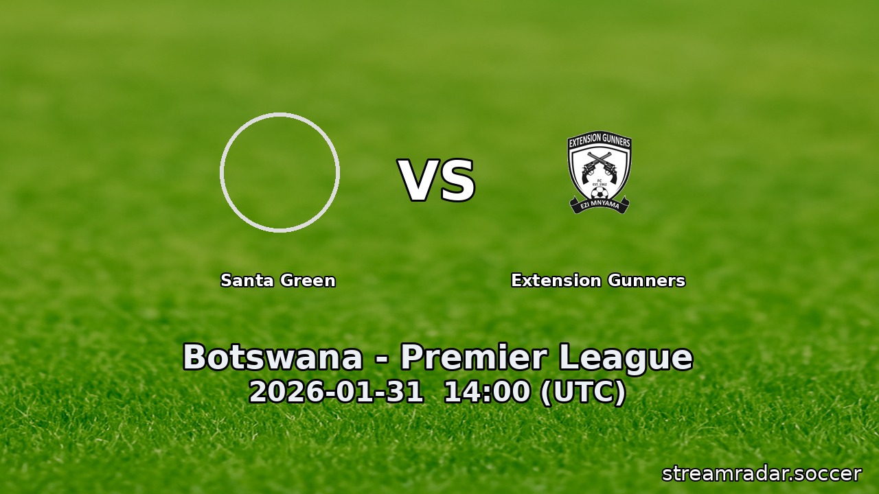 Santa Green vs Extension Gunners