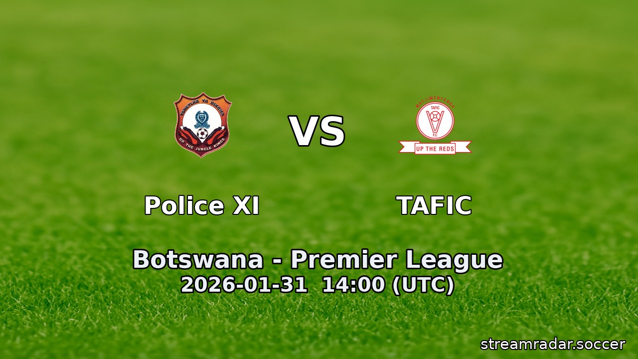 Police XI vs TAFIC