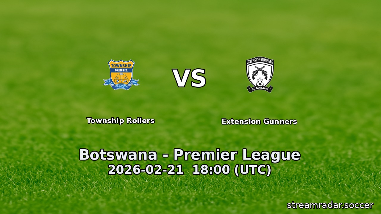 Township Rollers vs Extension Gunners