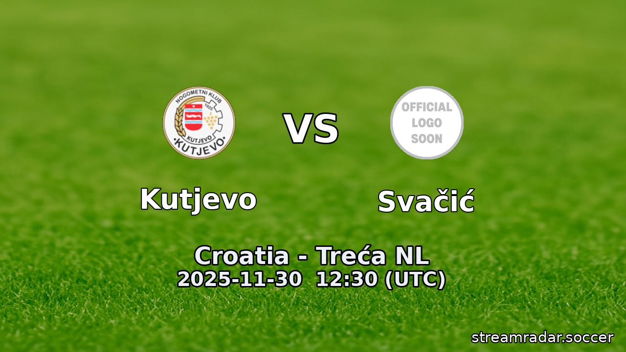 Kutjevo vs Svačić