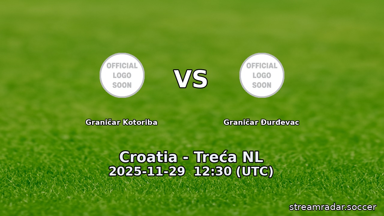 Graničar Kotoriba vs Graničar Đurđevac