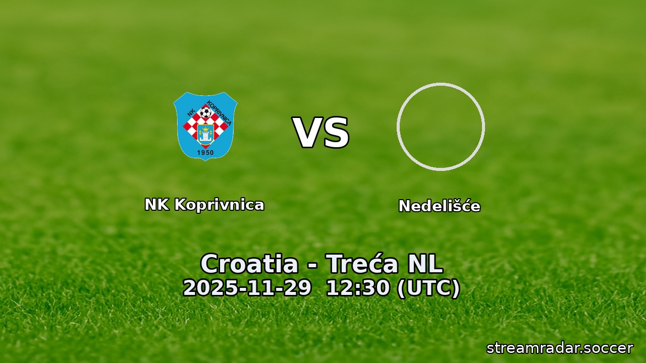 NK Koprivnica vs Nedelišće