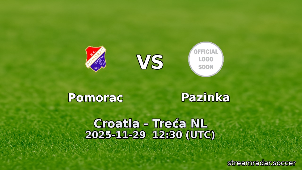 Pomorac vs Pazinka