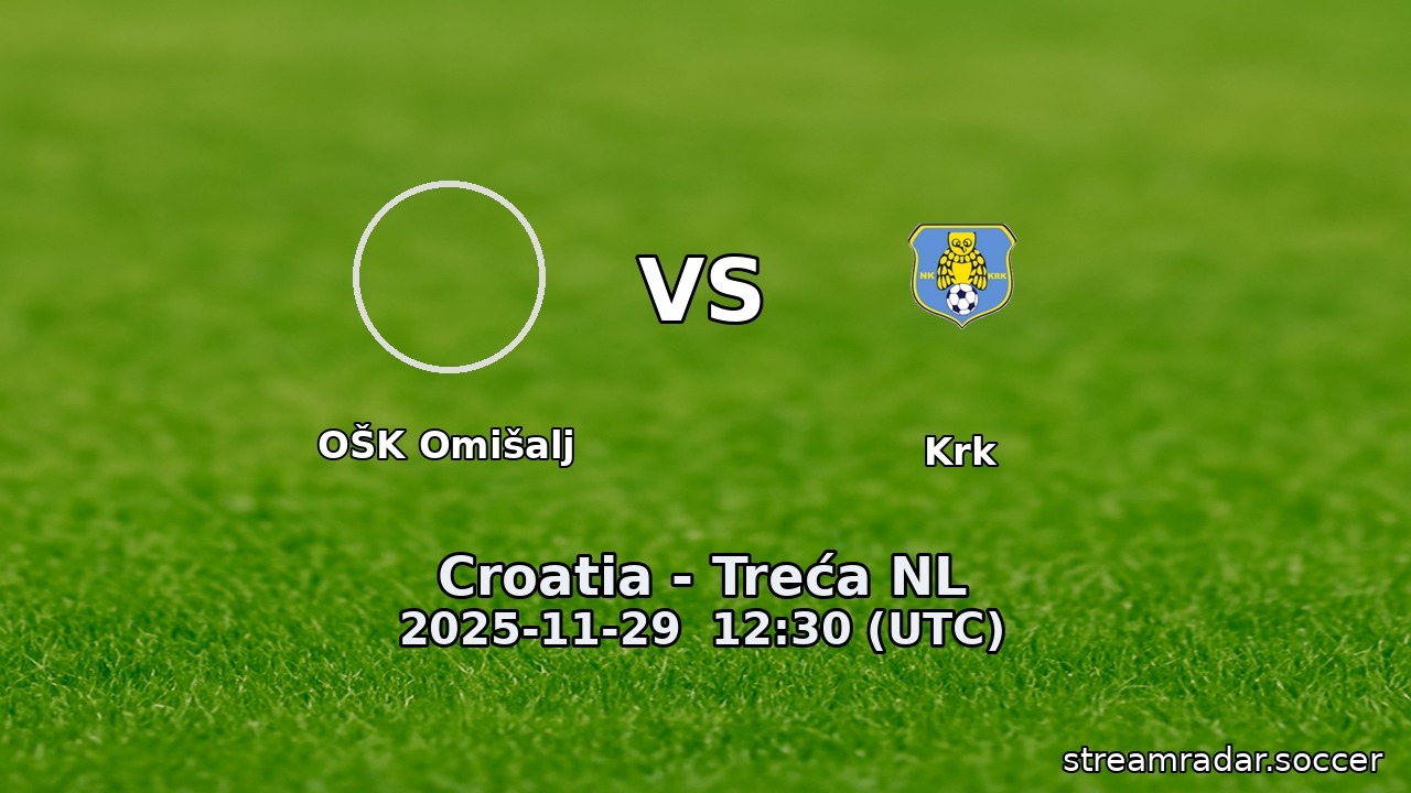 OŠK Omišalj vs Krk