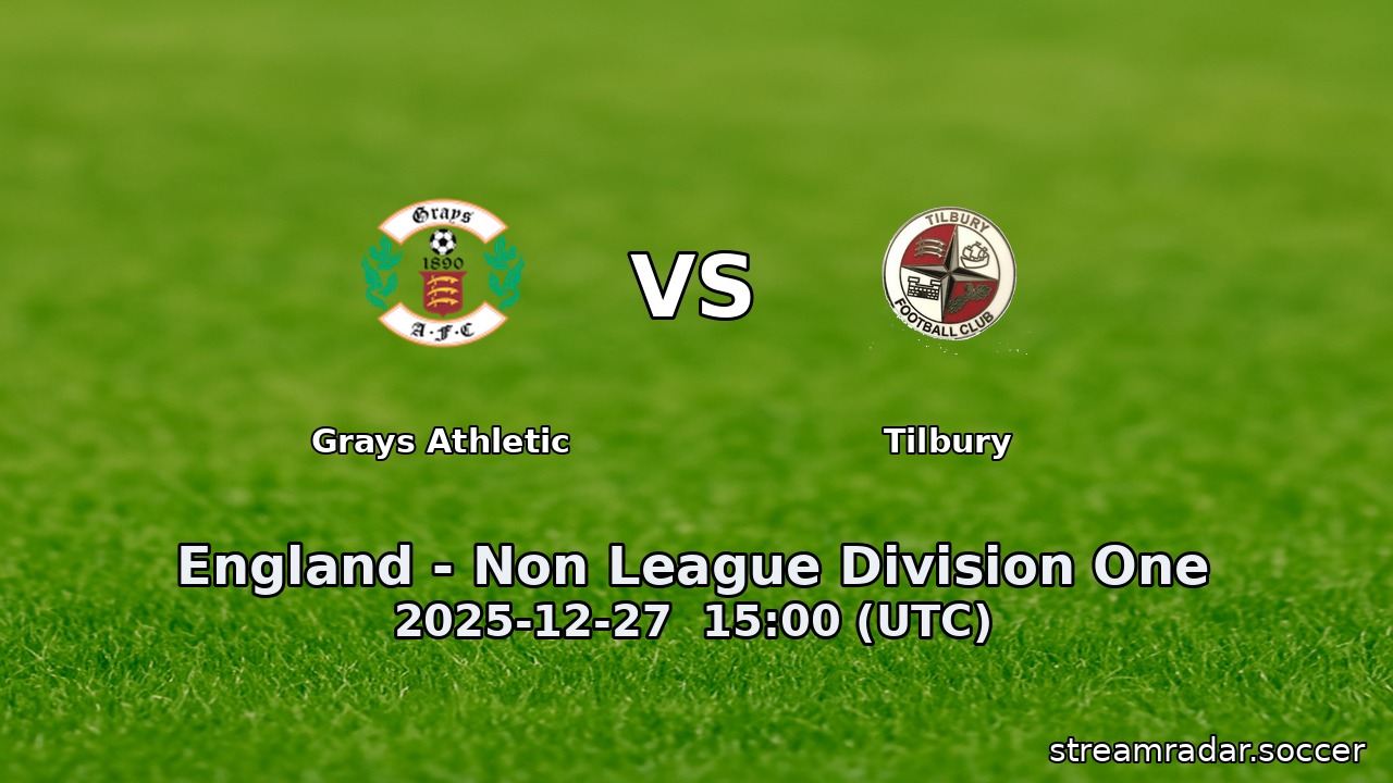 Grays Athletic vs Tilbury
