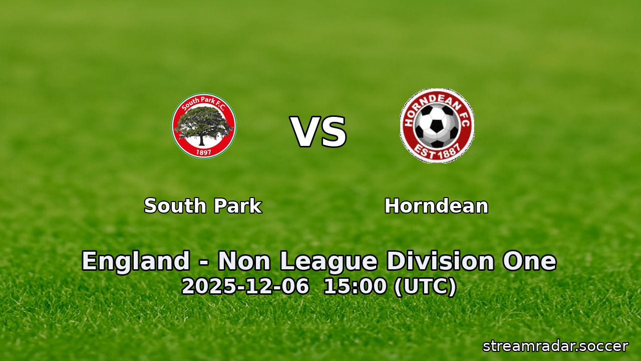 South Park vs Horndean