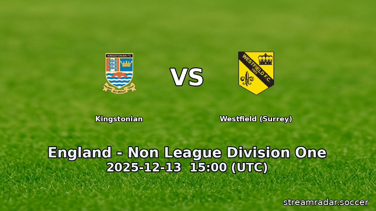 Kingstonian vs Westfield (Surrey)